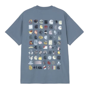 TEE SHIRT SS LOGO ARCHIVE BLUE / CARHARTT WIP