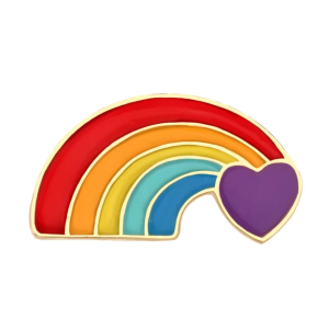 Pin&rsquo;s Coeur Arc-en-ciel, Pins Lgbt, LGBTQIA+