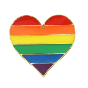 Pin&rsquo;s coeur, Pins Lgbt, LGBTQIA+