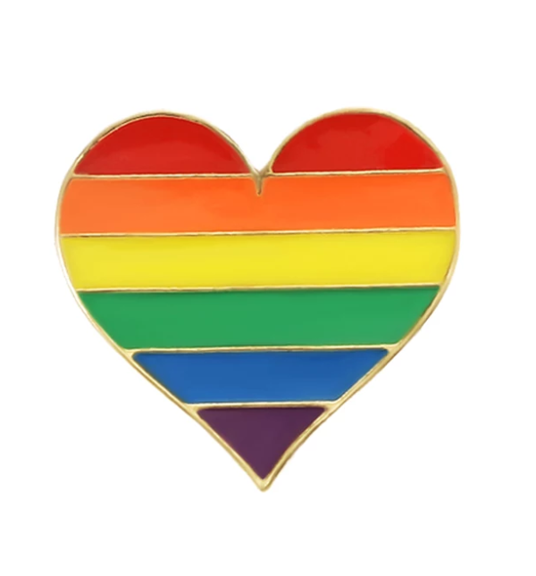 Pin’s coeur, Pins Lgbt, LGBTQIA+