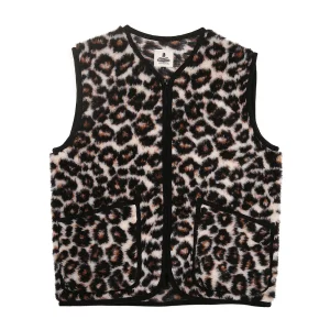GILET LAINE PEPITKO LEOPARD / COLDBREAKER