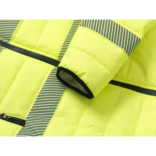 BITCO BTC36 High Vis Waterproof Work Jacket Men - reflective safety strips – Image 5