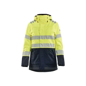 BLAKLADER 44491532 Women’s Multinorm Shell Jacket Hi Vis Reflective Shell Work Jacket WOMEN - Waterproof