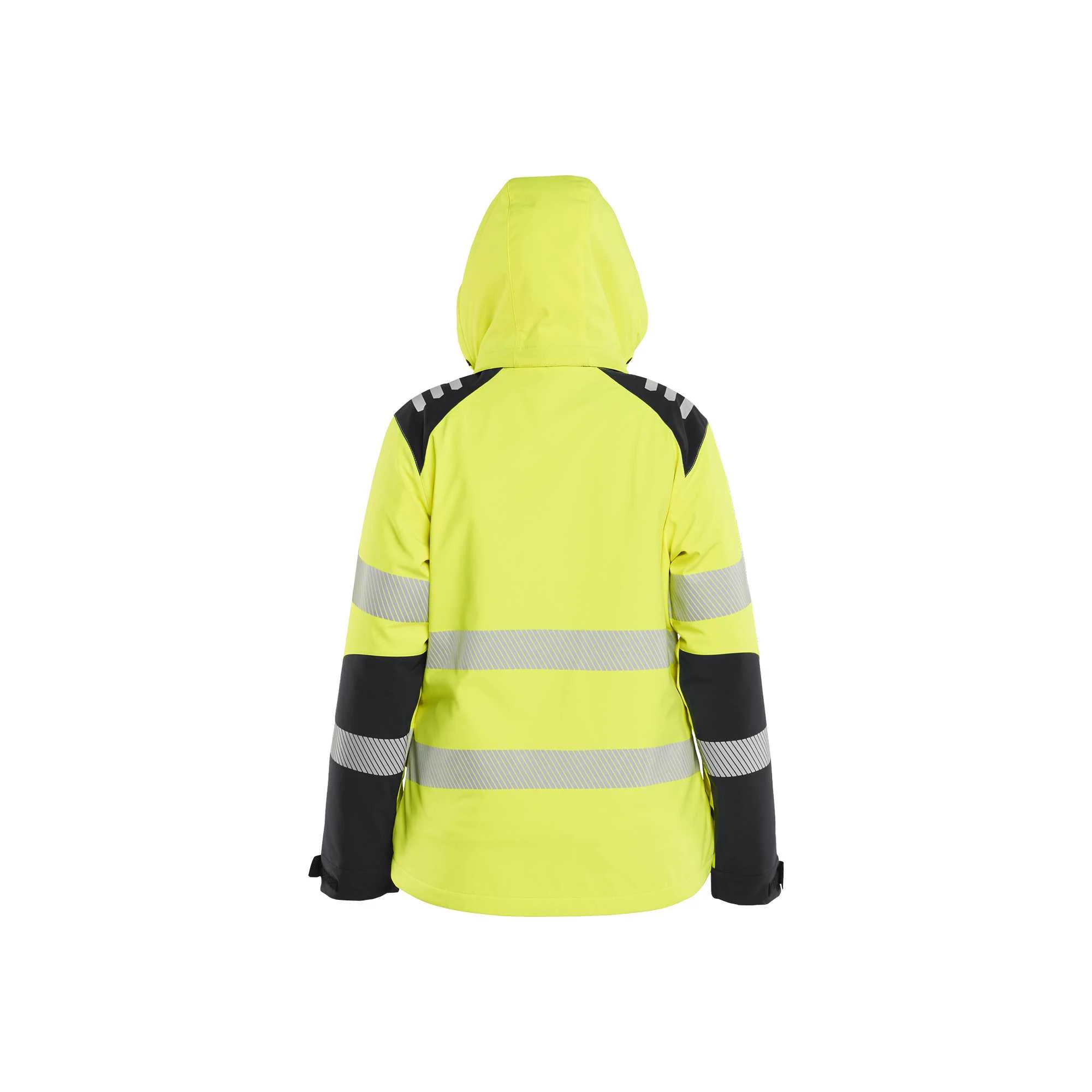 BLAKLADER 44012513 Women's Hi vis Lightweight lined Winter Softshell Jacket Hi Vis Reflective Softshell Work Jacket WOMEN - Waterproof – Image 9
