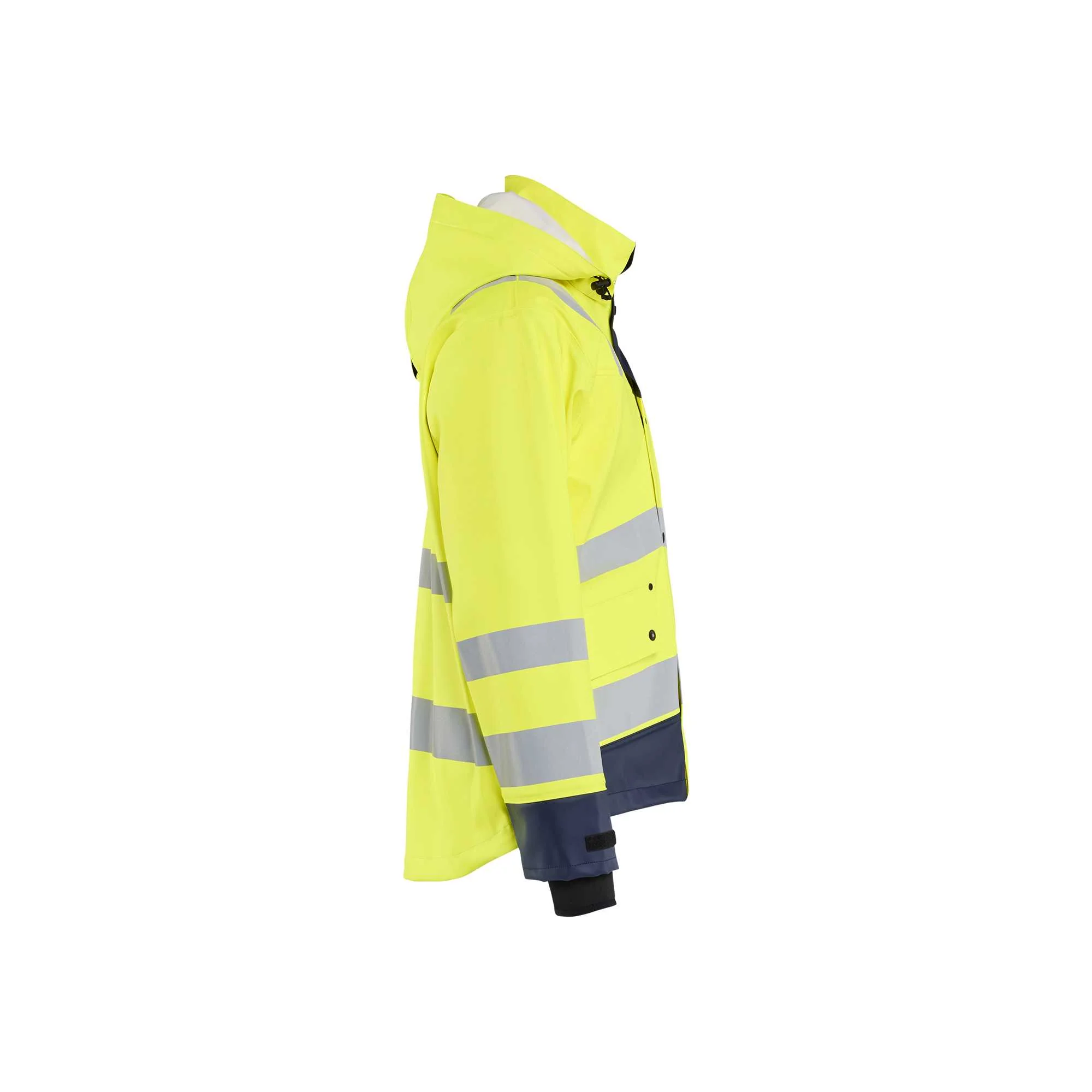 BLAKLADER 43272005 Rain jacket Hi Vis Level 3 Hi Vis Reflective Rain Jacket MEN - Waterproof – Image 6