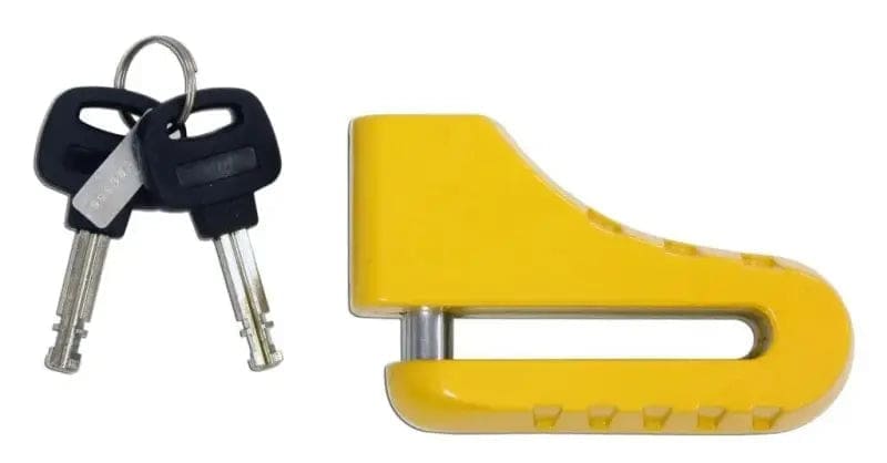 Antivol moto – Bloque Disque Moto Ø10mm Jaune