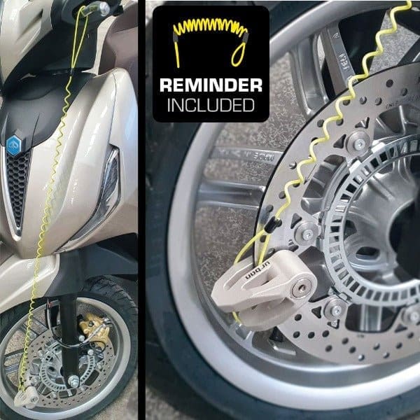 Antivol moto Bloque Disque Ø6 mm – Titanium – Image 6