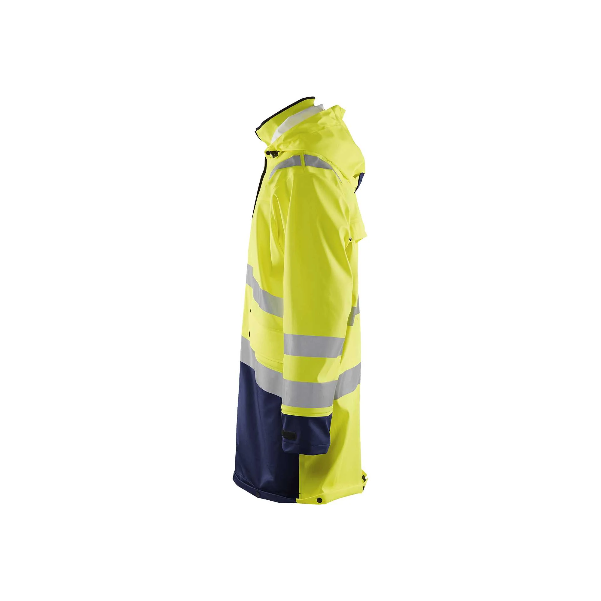 BLAKLADER 43062003 Raincoat Hi Vis LEVEL 2 Hi Vis Reflective Raincoat MEN - Waterproof – Image 5