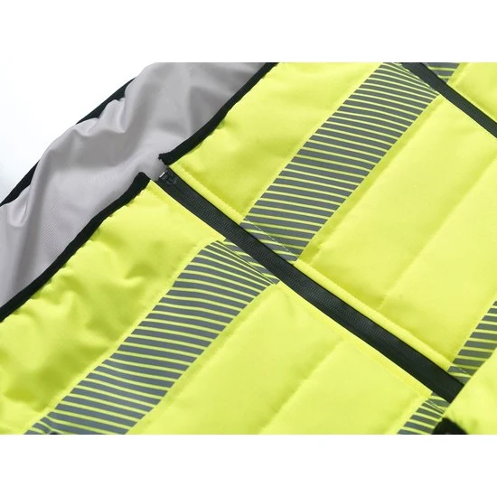 BITCO BTC36 High Vis Waterproof Work Jacket Men - reflective safety strips – Image 4
