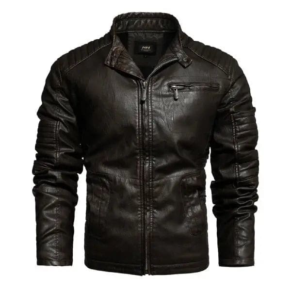 Blouson biker homme vintage – Image 3