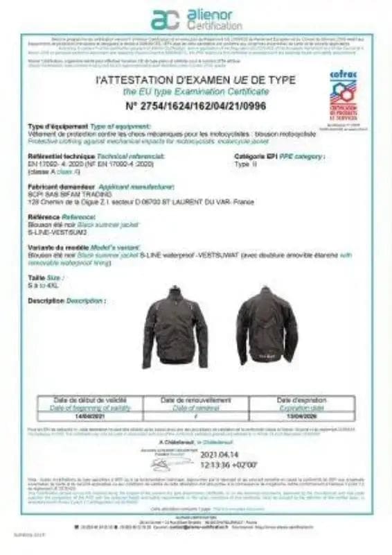 Blouson de moto Eté Ventilé + Doublure Etanche – Image 7