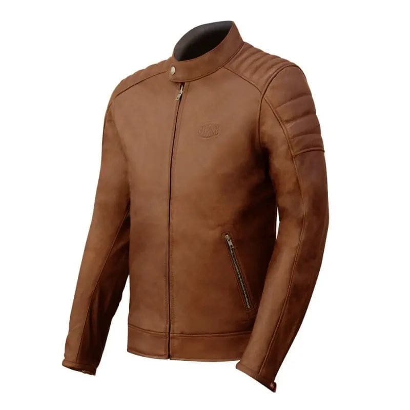 Blouson moto Cuir homme -Gt Trophy Cognac
