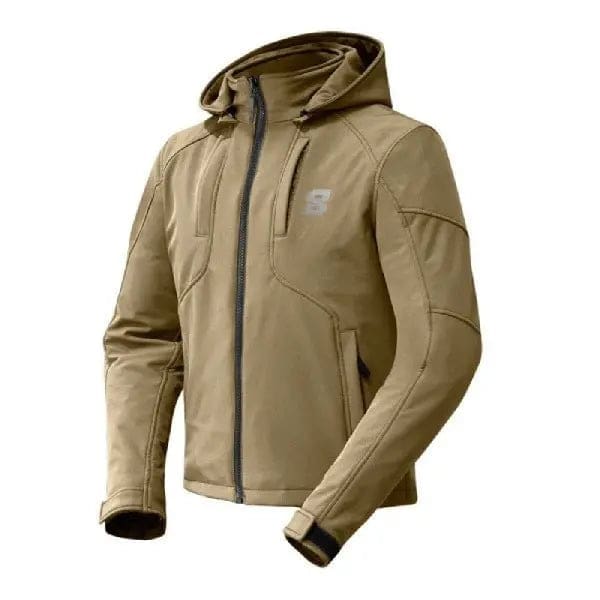 Blouson urbain moto – Beige – Image 2