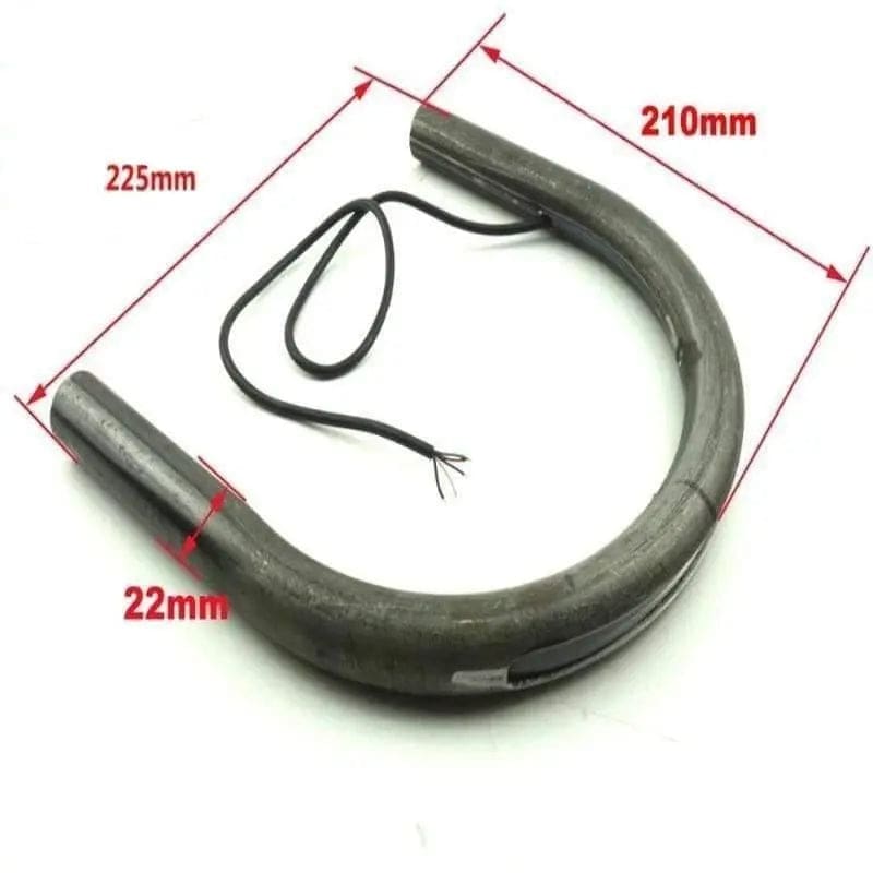 Boucle arriere cafe racer 225mm + éclairage LED – Image 7