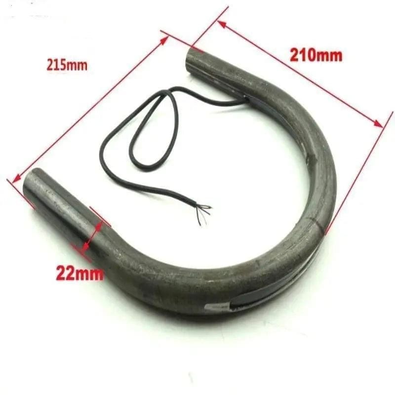 Boucle de cadre moto café racer – 215mm + éclairage LED – Image 7