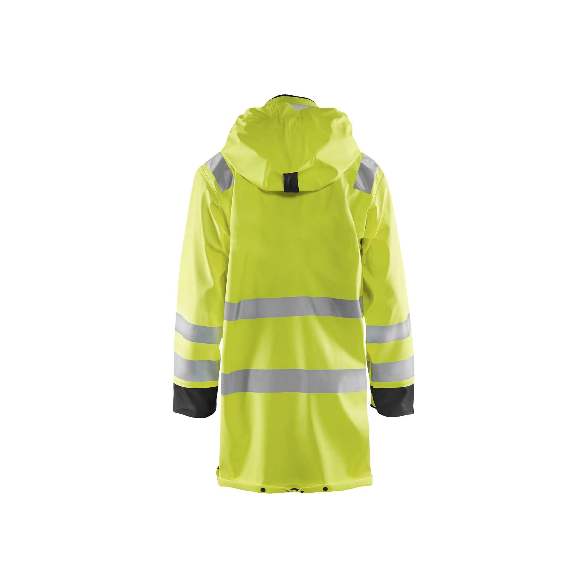 BLAKLADER 43262005 Raincoat Hi Vis LEVEL 3 Hi Vis Reflective Raincoat MEN - Waterproof – Image 7