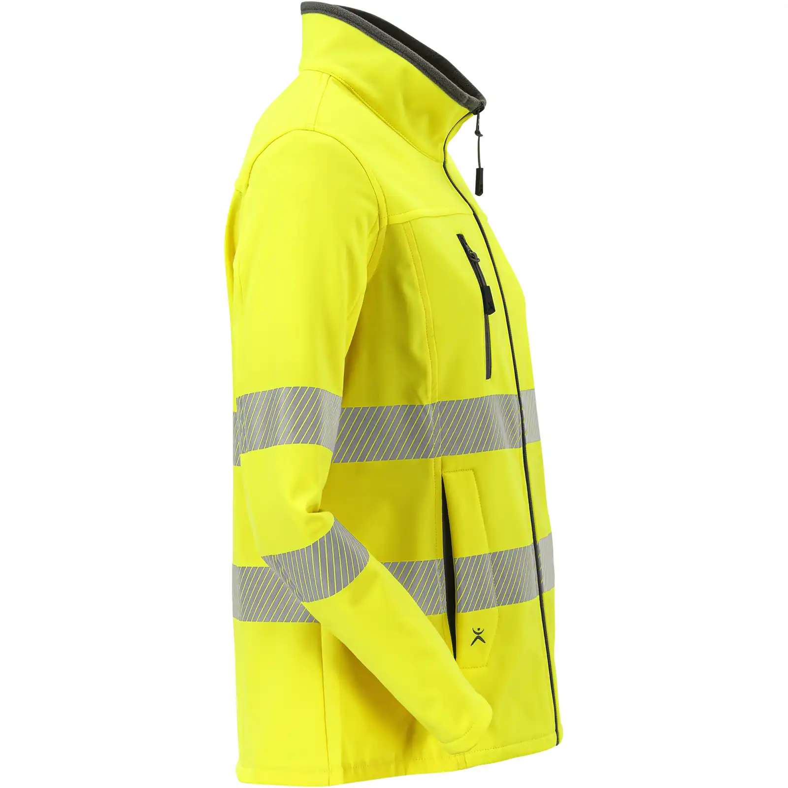 PLANAM Norit High Visibility Outdoor Pure Softshell Work Jacket WOMEN Safety Jacket - Hi Vis – Image 9