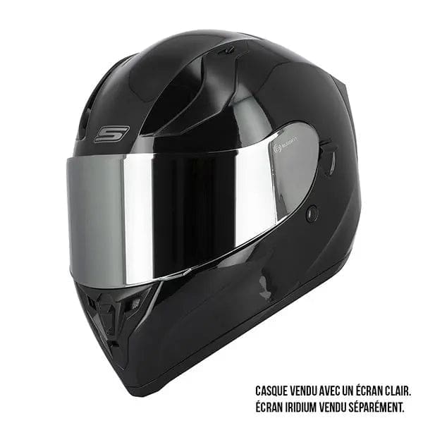 Casque de moto femme Noir Brillant- S441 VENGE – Image 5