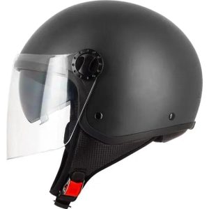 Casque Jet Noir MAT R-FULLY