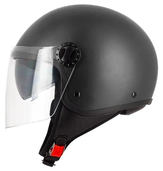 Casque Jet Noir MAT R-FULLY – Image 2