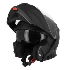 Casque Moto Bluetooth intégré – Noir