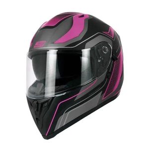 Casque Moto Rose Femme- S441 VENGE +PINLOCK