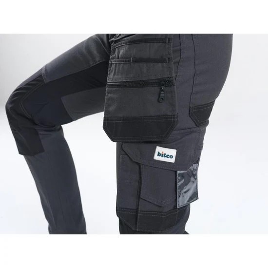 BITCO BTC16 Stretch Water Repellent Work Trousers Men - Reinforced Knees – Image 6