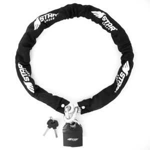 chaine antivol moto + Cadenas Longueur 1M20