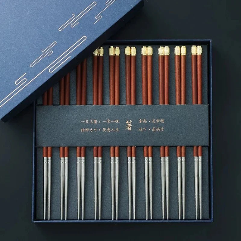 Coffret cadeau de 10 paires de Baguettes – Image 7