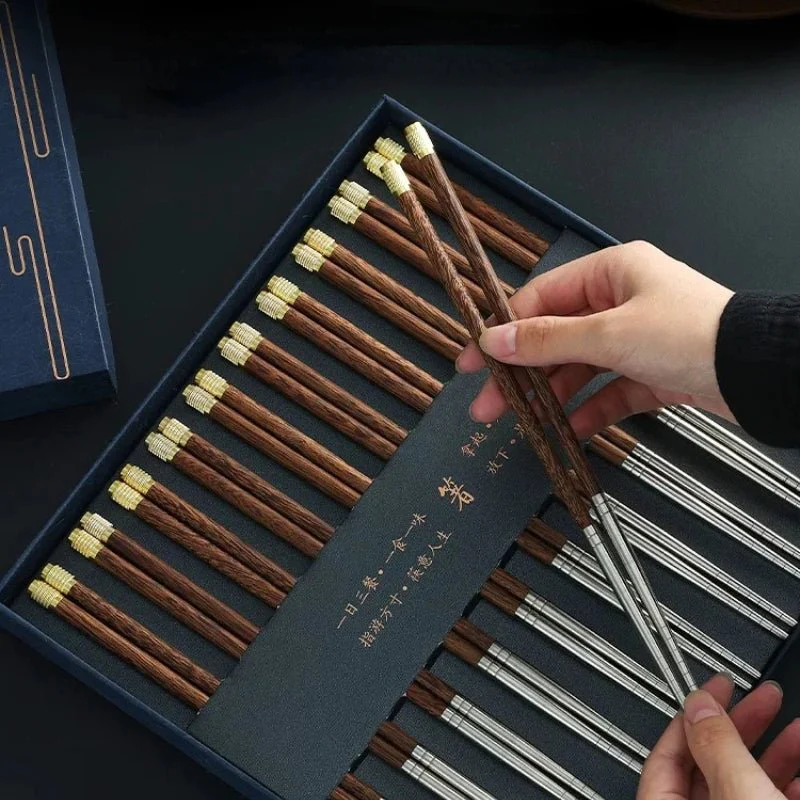 Coffret cadeau de 10 paires de Baguettes – Image 3