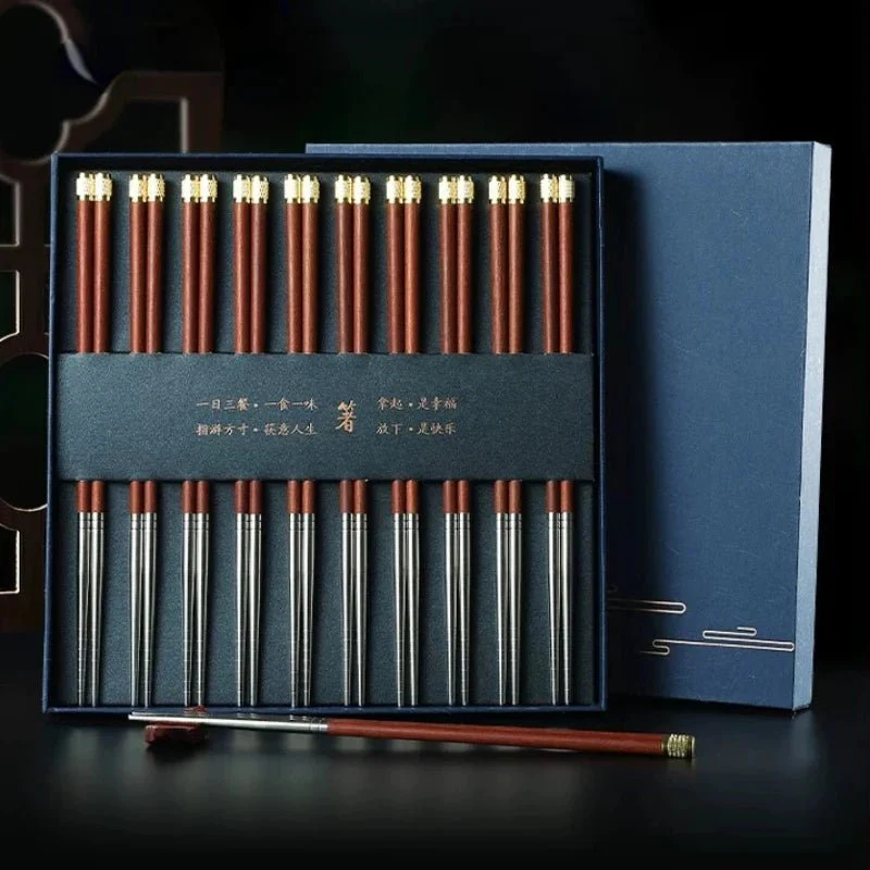 Coffret cadeau de 10 paires de Baguettes – Image 2