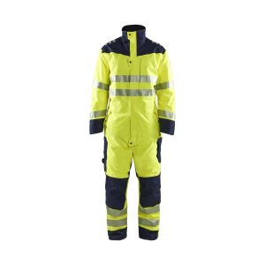 BLAKLADER 63171534 MULTINORM WINTER OVERALL Hi Vis Reflective Work Coverall Men - Ripstop Fabric