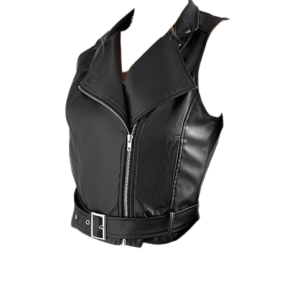 Gilet Queer Noir Cuir