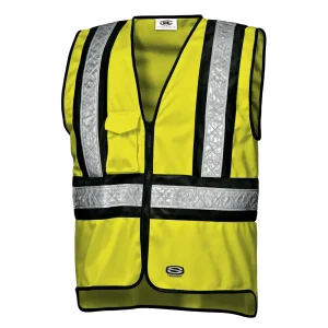 SIR SAFETY FALCO Hi Vis Reflective Work Waistcoat MEN - Zipper Closure