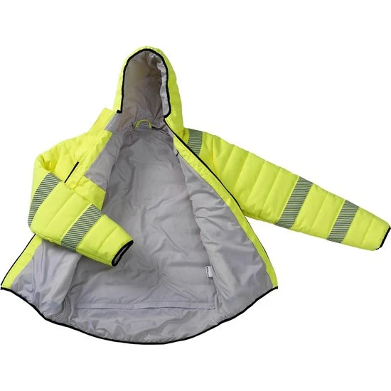 BITCO BTC36 High Vis Waterproof Work Jacket Men - reflective safety strips – Image 8
