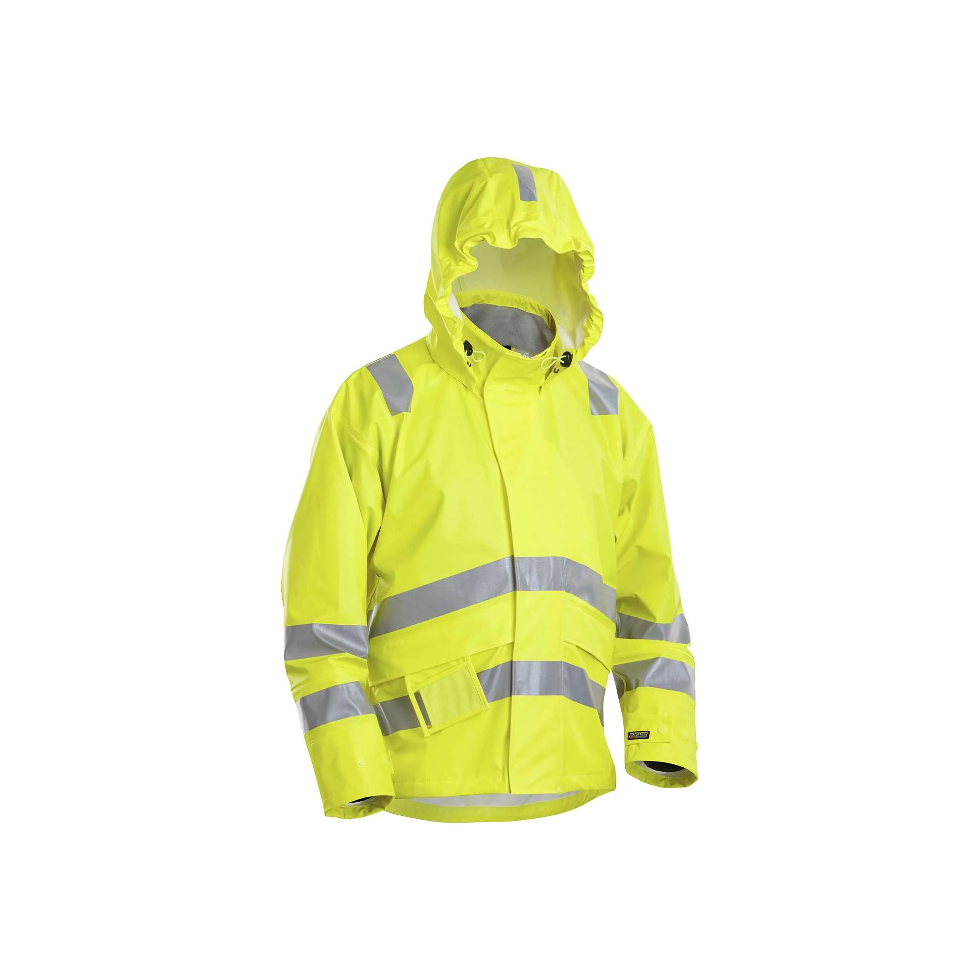 BLAKLADER 43032009 Flame resistant rain jacket Hi Vis Reflective Work Jacket MEN - Waterproof – Image 4