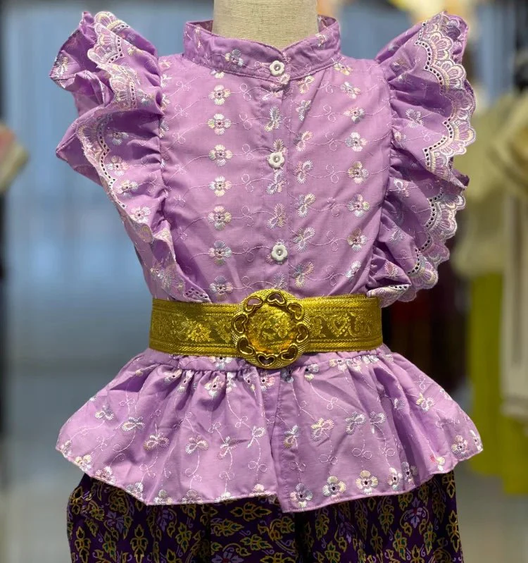 Ensemble de vêtements traditionnels rétro pour enfants – Image 7