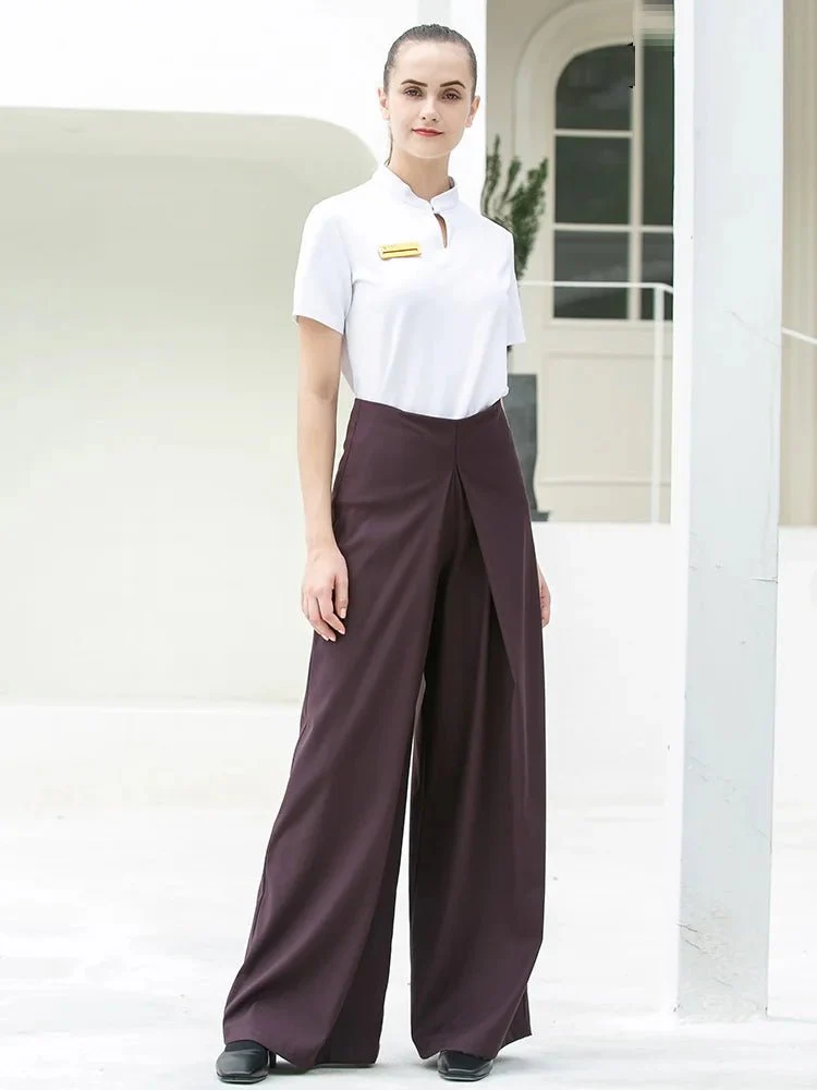 Ensemble haut et pantalon violet confortable pour femmes – Image 3