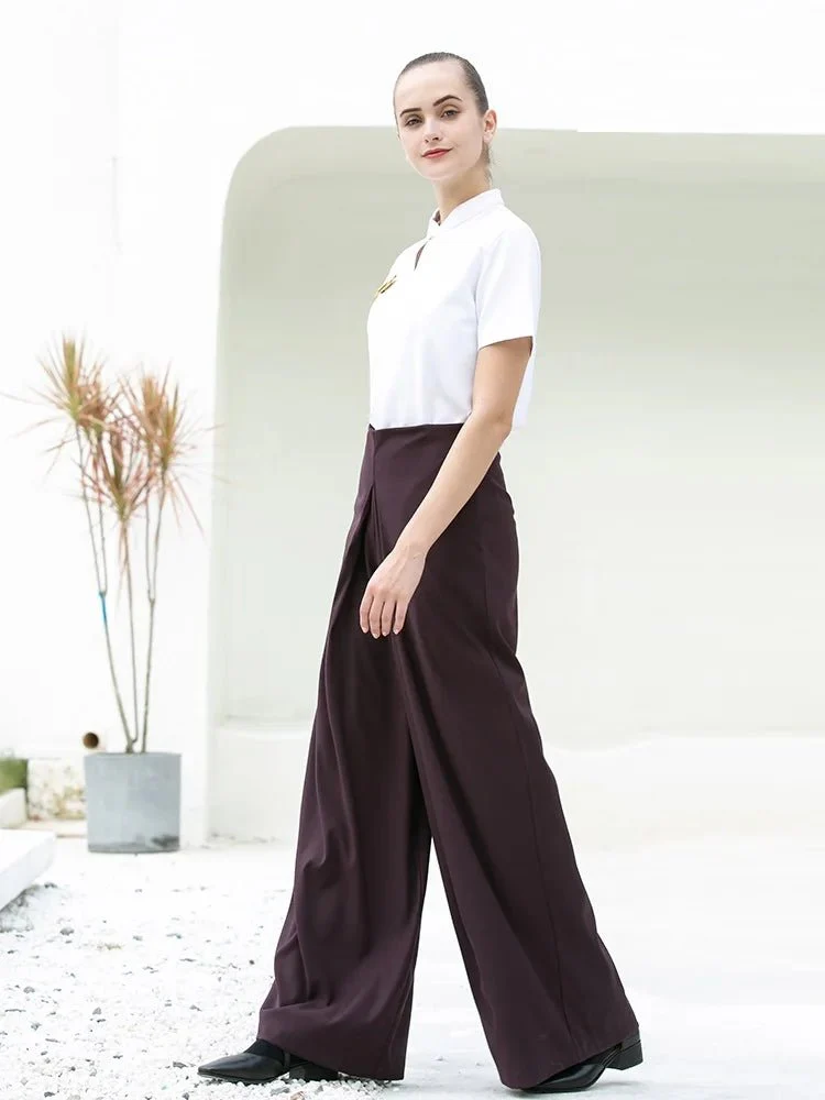 Ensemble haut et pantalon violet confortable pour femmes – Image 6