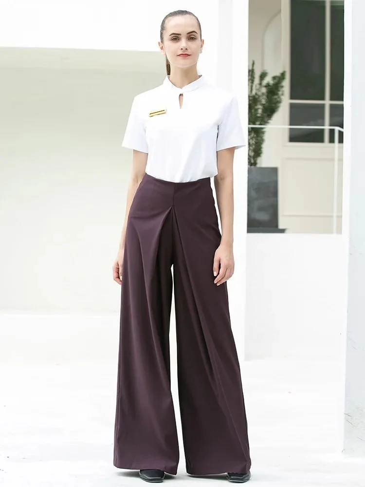 Ensemble haut et pantalon violet confortable pour femmes – Image 2
