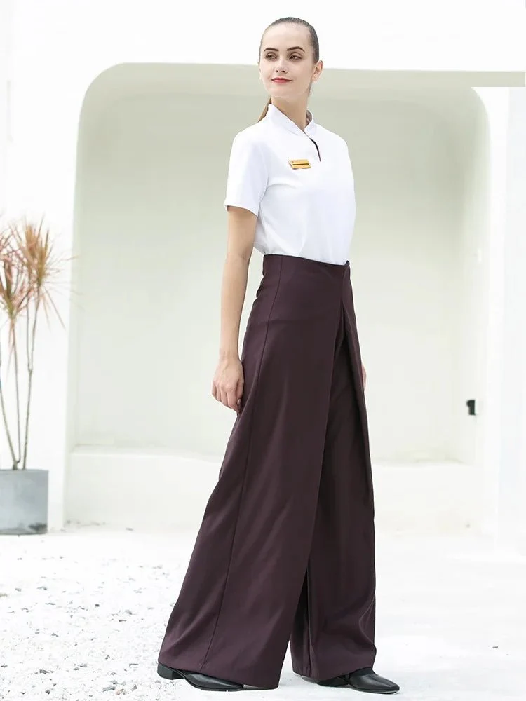 Ensemble haut et pantalon violet confortable pour femmes – Image 4