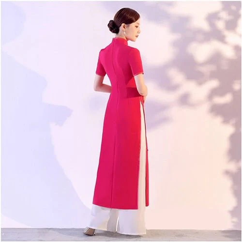 Ensemble robe et pantalon vietnamien – Image 3