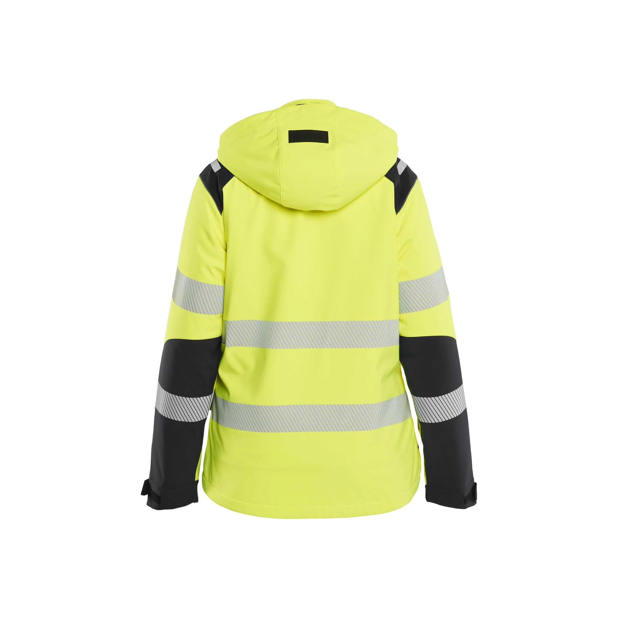 BLAKLADER 44012513 Women's Hi vis Lightweight lined Winter Softshell Jacket Hi Vis Reflective Softshell Work Jacket WOMEN - Waterproof – Image 8