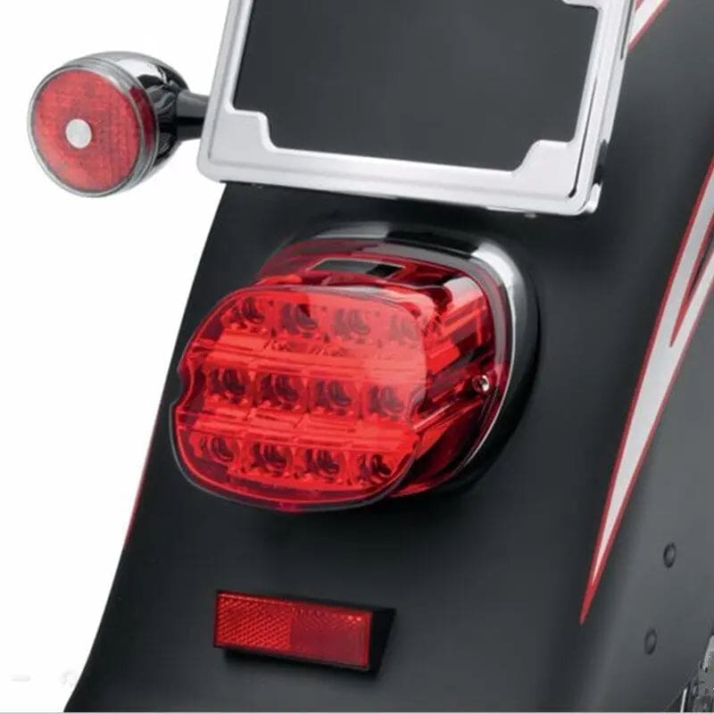 Feu arrière 3 en 1 harley – Rouge – Image 3