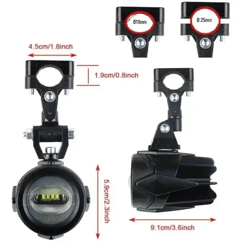 Feux additionnels LED moto multidirectionnel – Image 6