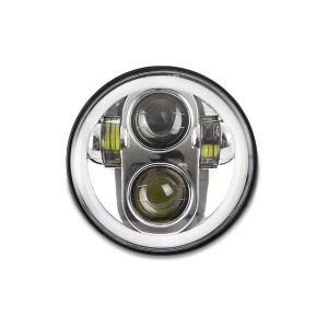Feux Avant Phare LED Chrome 5,75 Compatible Harley Davidson M18