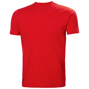 HELLY HANSEN CLASSIC T-SHIRT 79161 Short Sleeve Work T-Shirt MEN - 100% Cotton