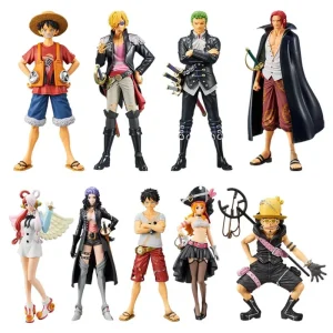 Figurines de personnages du film One Piece Red