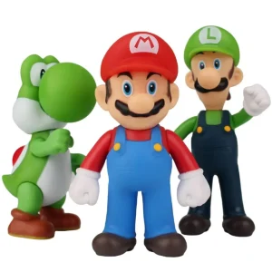 Figurines Super Mario Bros en PVC