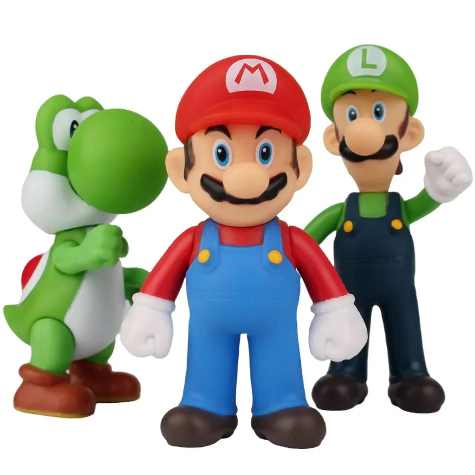 Figurines Super Mario Bros en PVC